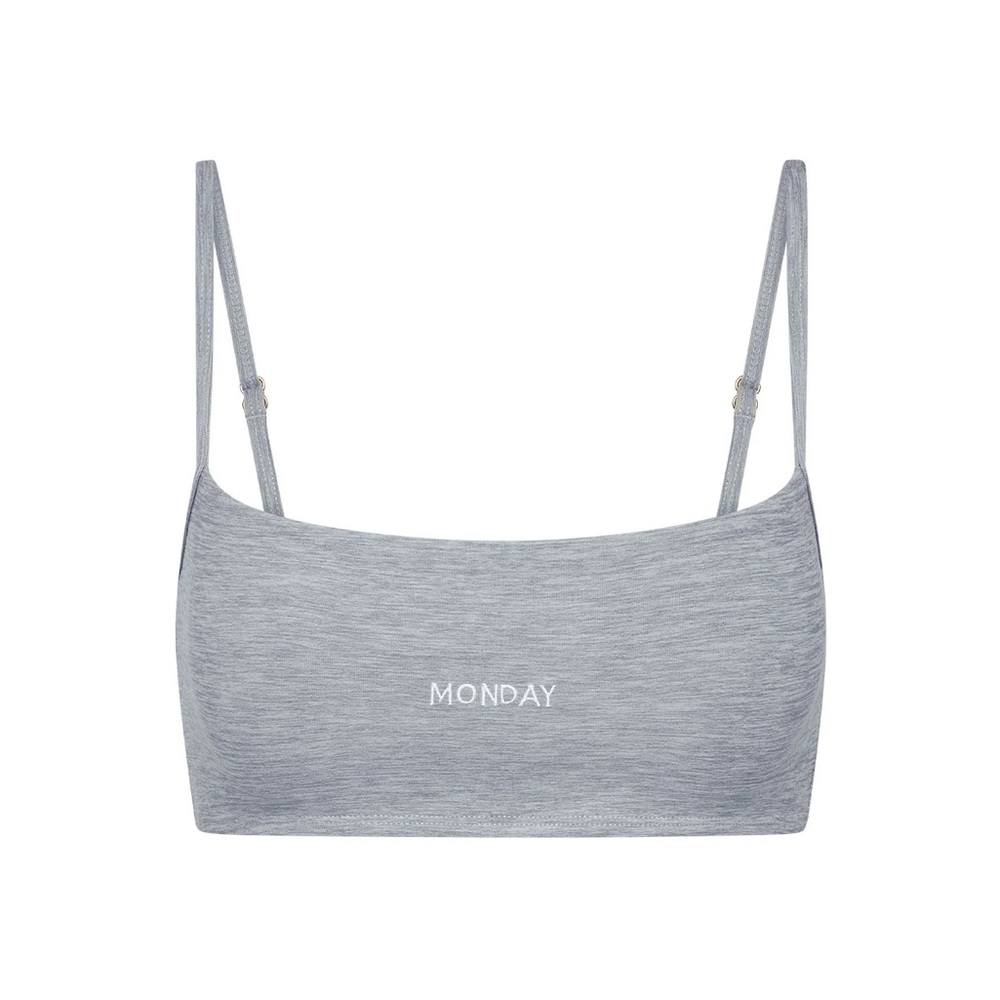 NWOT Monday Body Olympic Bra - Heather Grey size P